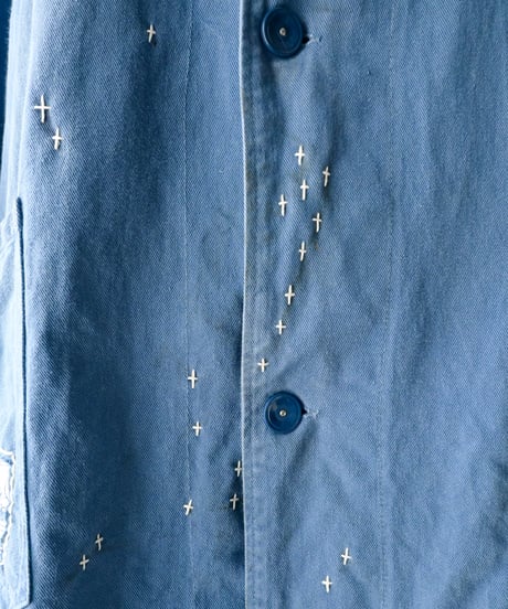 【tiny yearn】⁡70's German Embroidered Painted Work Coat
