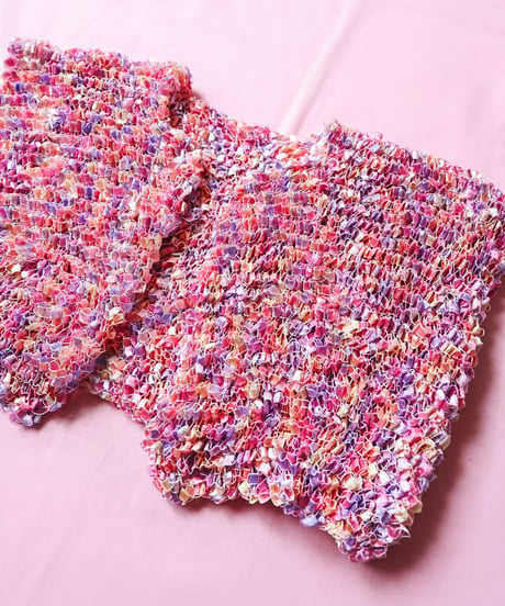 【tiny yearn】Fancy yarn Knit Bolero