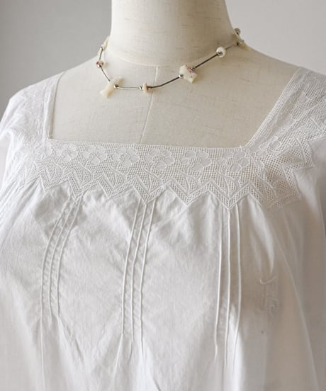 【Seek an nur】1900-10's antique night gown dress