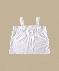 【Seek an nur】1920-40's antique cotton night cami