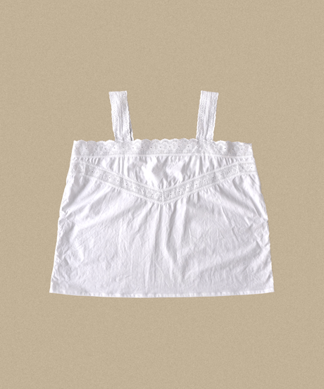 【Seek an nur】1920-40's antique cotton night cami