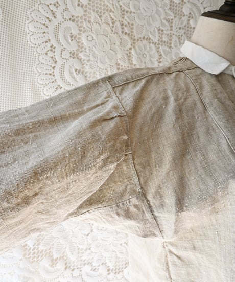 【Seek an nur】French Antique Linen Smock