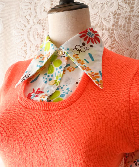 【tiny yearn】Euro Layered Design Knit Tops