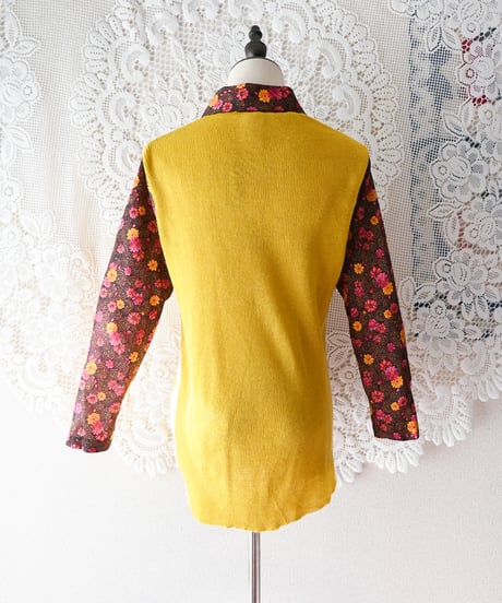 【tiny yearn】Euro Layered Design Knit Tops