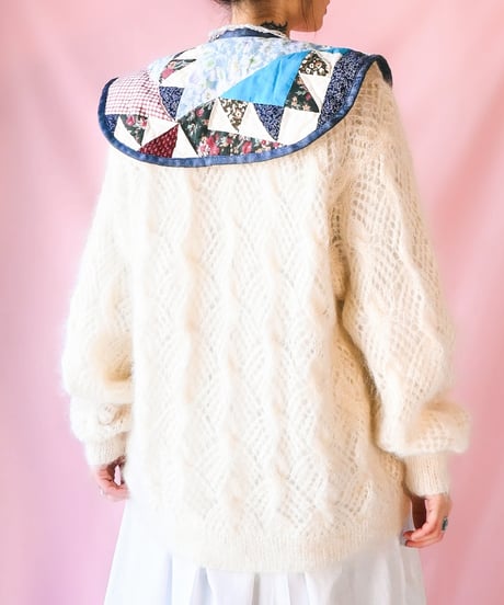 【tiny yearn】Crazy Quilted Patchwork Detachable Collar