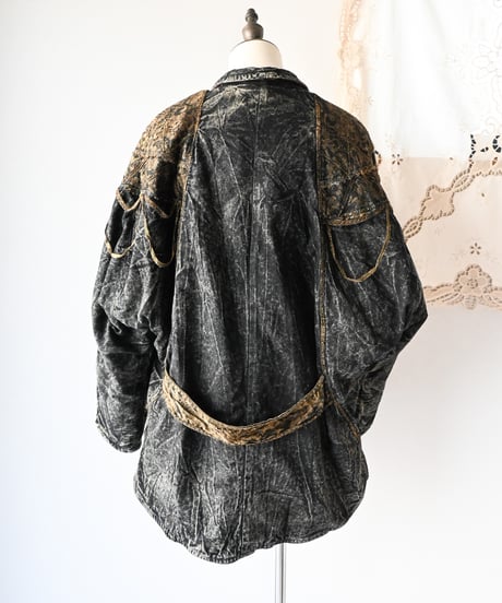 【Seek an nur】Design Chemical Denim Over Jacket