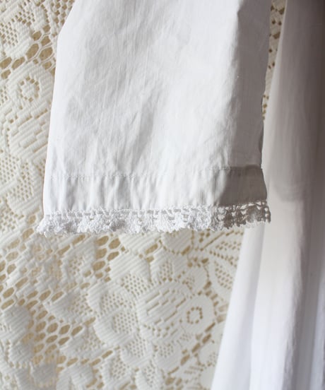 【Seek an nur】French Antique Hand Lace Flare Night Dress