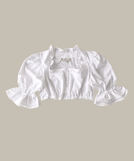 【Seek an nur】Euro cropped puff dirndl blouse