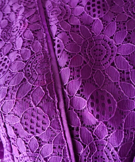 【tiny yearn】1970's Euro Lace Maxi Dress