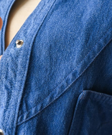 【tiny yearn】1970's Euro Denim Shirt Jacket