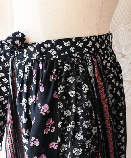 【Seek an nur】Euro Floral Maxi Skirt