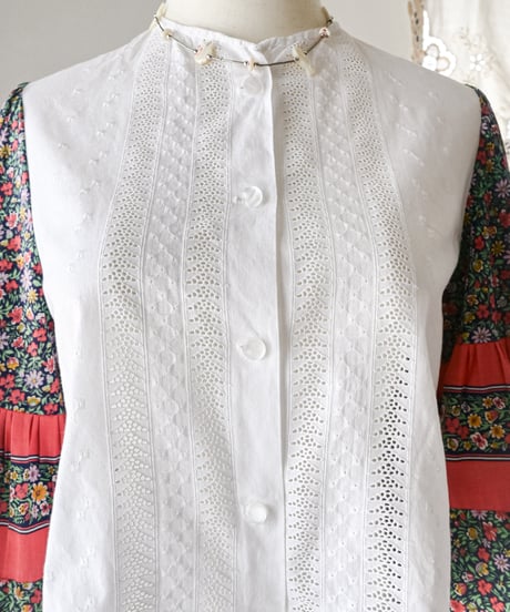 【curoam】Vintage Skirt Reworked Blouse