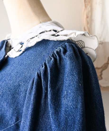 【Seek an nur】Tyrolean Denim Trachten Jacket