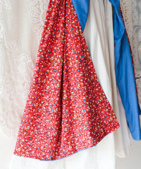 【tiny yearn】1970's Vintage Floral Layered Flare Skirt