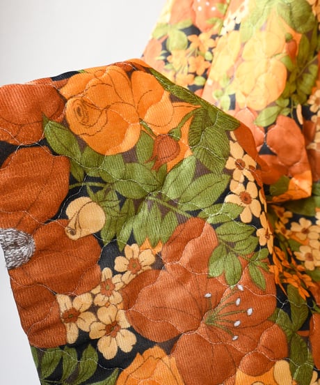 【tiny yearn】1970's French Quilted Night Gown