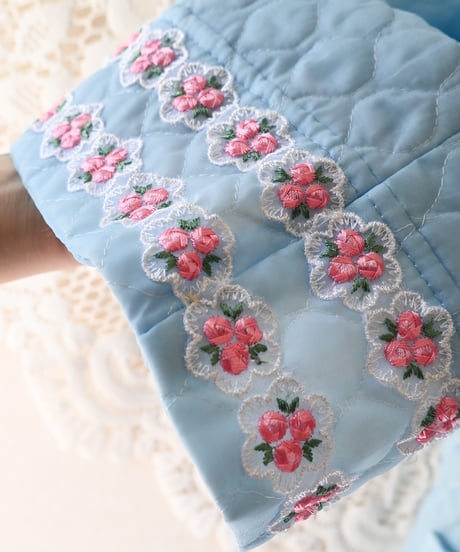 【tiny yearn】Vintage Euro Quilted Night Gown