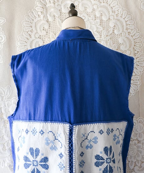 【Seek an nur】⁡Euro Work Cutoff Vest