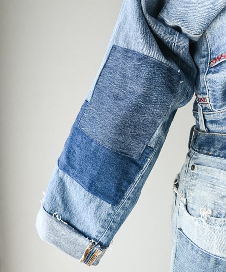 【curoam】Levi's denim pants reworked jacket