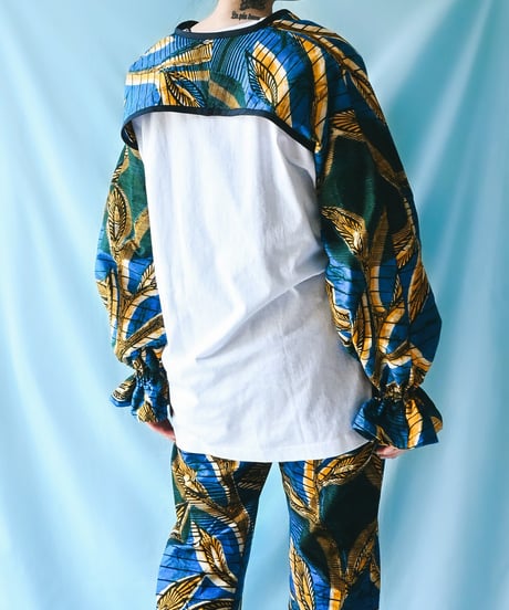 【tiny yearn】African Batik Bolero & Pants Set up