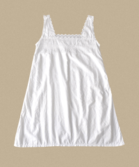 【Seek an nur】1900-20's antique cotton night dress