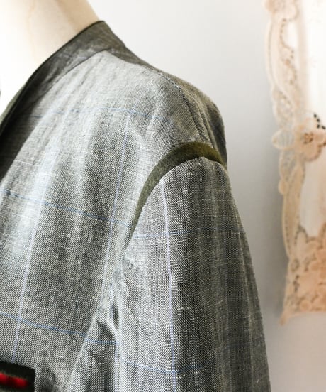 【Seek an nur】Tyrolean Linen Trachten Jacket