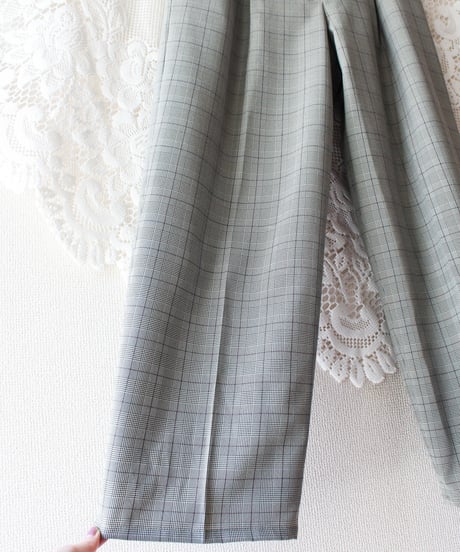 【Seek an nur】Glen Check Jacket&Pants Set up