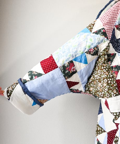 【tiny yearn】Crazy Quilted Patchwork Coat