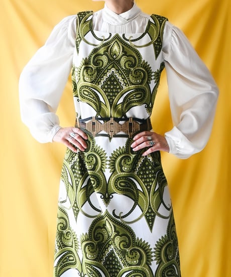 【tiny yearn】1960-70's USA Maxi Dress