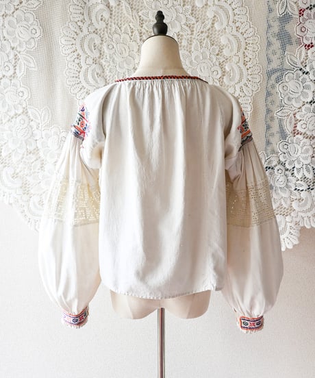 【Seek an nur】Romanian Vintage Traditional Blouse