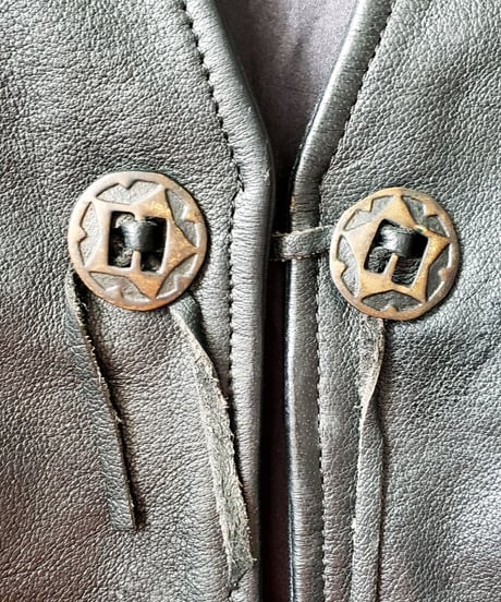【Seek an nur】Germany Lace-up Leather Vest
