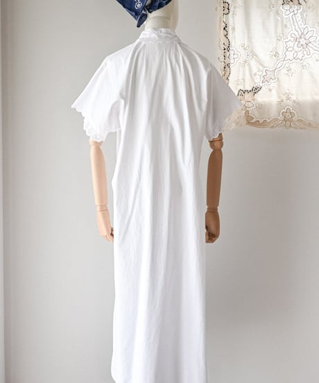 【Seek an nur】1900-20's antique night shirt gown