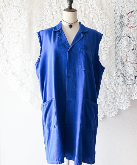 【Seek an nur】⁡Euro Work Cutoff Vest