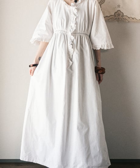 【Seek an nur】Early 20th c. night gown dress