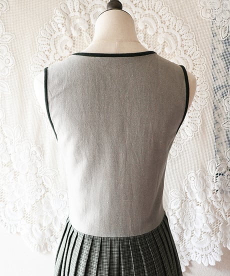 【tiny yearn】Tyrolean Check Dirndl Dress