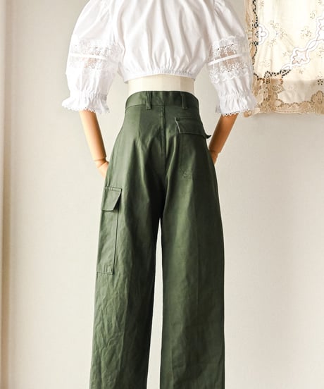 【Seek an nur】Dead stock 80's Belgium field pants