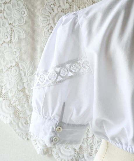 【Seek an nur】Euro Cropped Puff Dirndl Blouse