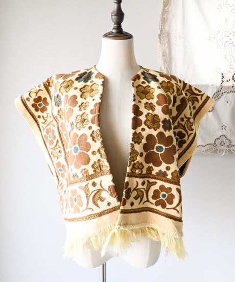 【tiny yearn】Arabian rug Vest Jacket