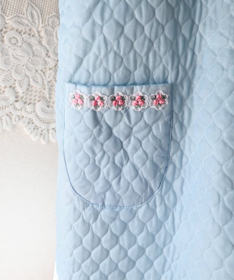 【tiny yearn】Vintage Euro Quilted Night Gown