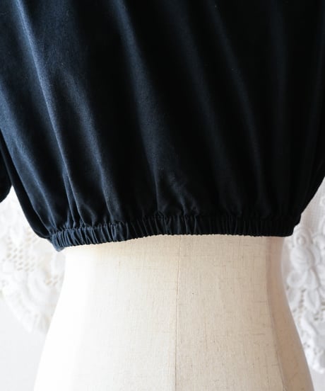【Seek an nur】Euro Cropped Frill Dirndl Blouse