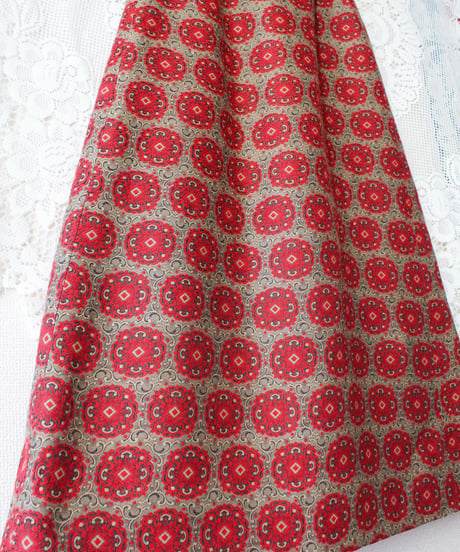 【Seek an nur】1970's Vintage German Jacquard Maxi Skirt