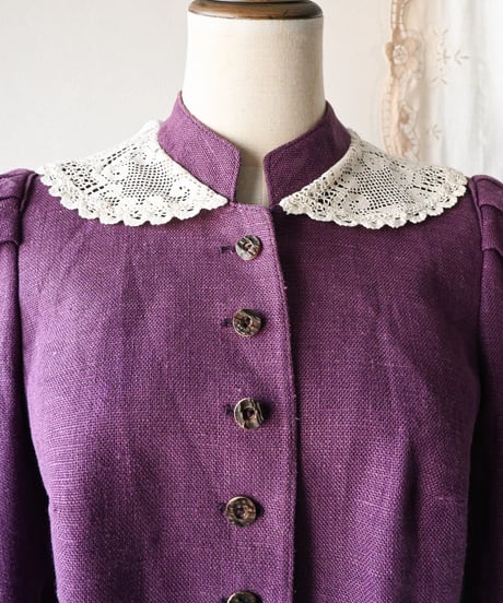 【Seek an nur】Tyrolean Linen Trachten Jacket