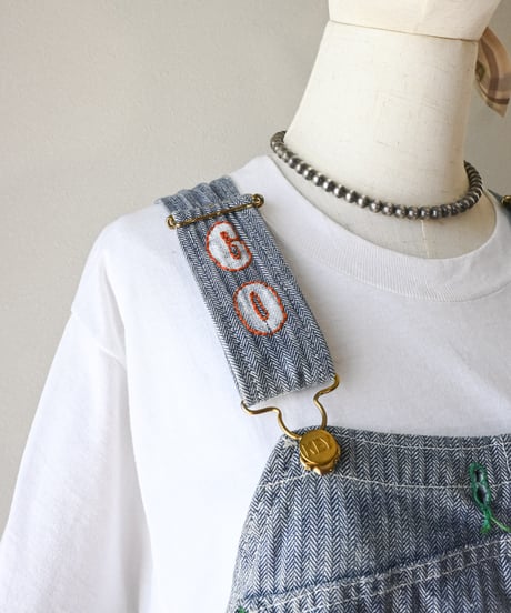 【curoam】Key Industries Herringbone Overalls