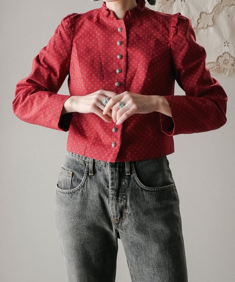 【Seek an nur】Tyrolean cotton trachten jacket