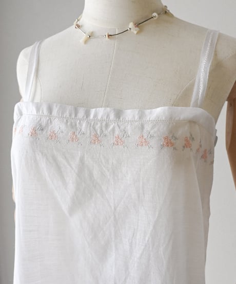 【Seek an nur】1900-20's antique cotton night dress