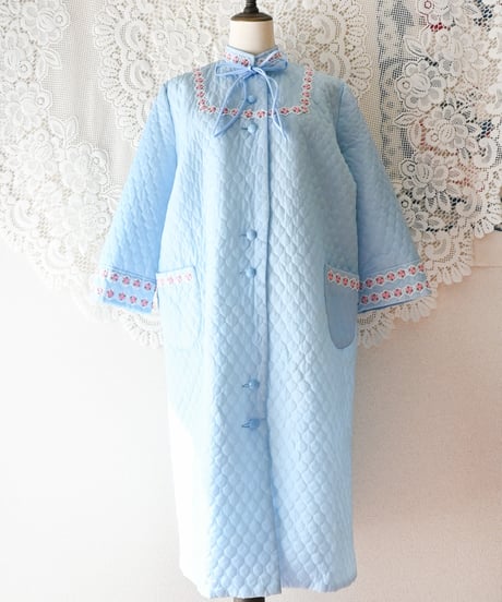 【tiny yearn】Vintage Euro Quilted Night Gown