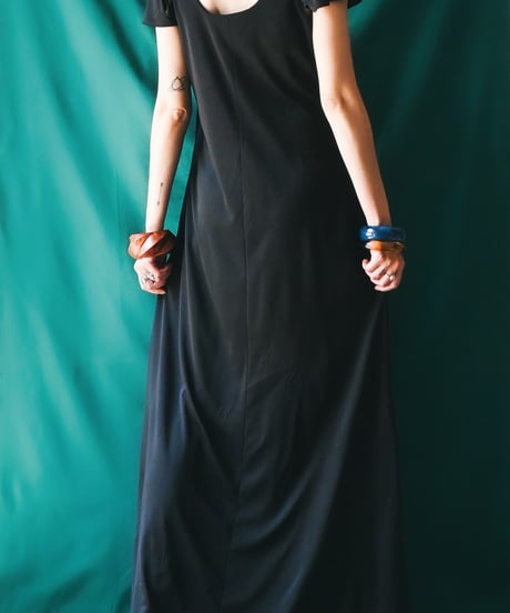 【Seek an nur】German Black Maxi Dress
