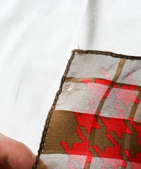 【tiny yearn】Vintage Sheer Check Scarf
