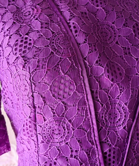 【tiny yearn】1970's Euro Lace Maxi Dress