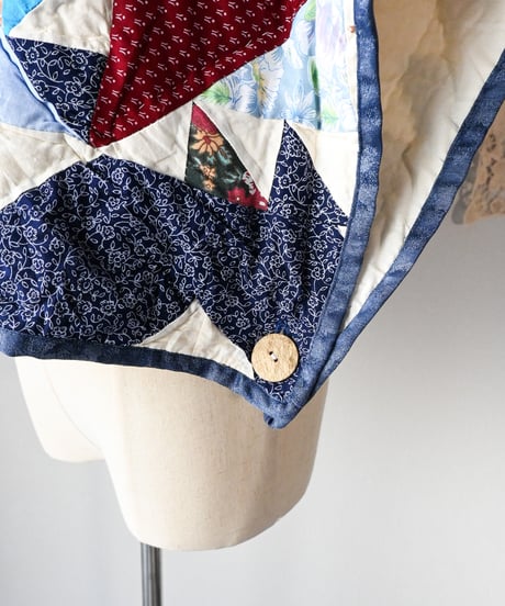 【tiny yearn】Crazy Quilted Patchwork Vest