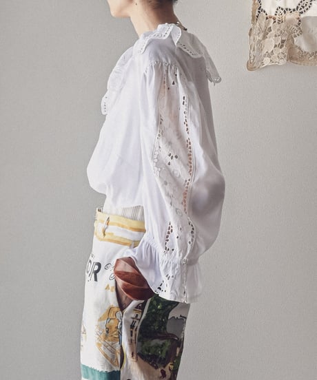 【Seek an nur】Euro cropped puff dirndl blouse